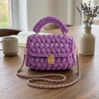 Artisan Hand-Crocheted Bubble Handbag