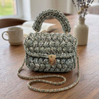 Artisan Hand-Crocheted Bubble Handbag